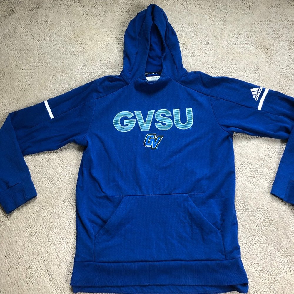 Adidas Climalite Blue GVSU Sweatshirt - Medium